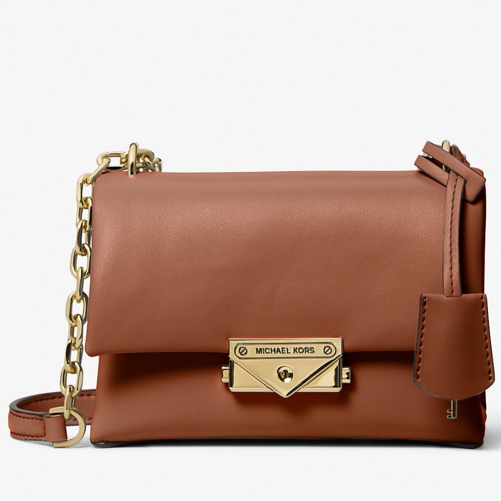 🧳 Michael Kors Brown Cece Small Shoulder Bag 💼 NWT 💼 - Picture 13 of 16